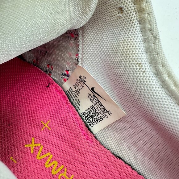 Nike Air VaporMax Flyknit 3 Youth Size 5.5Y Women 7 BQ5238-102 White Yellow Shoe - Picture 10 of 11